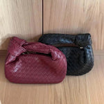 Handcrafted Mini Leather Woven Bag – Chic Everyday Essential - in Black | Arvea Bags