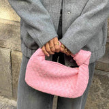 Handcrafted Mini Leather Woven Bag – Chic Everyday Essential - in Black | Arvea Bags