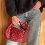 Handcrafted Mini Leather Woven Bag – Chic Everyday Essential - in Black | Arvea Bags