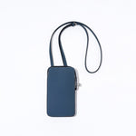 Hespera | Leather Crossbody Phone Bag – Sleek & Modern Minimalism - in Black | Arvea Bags