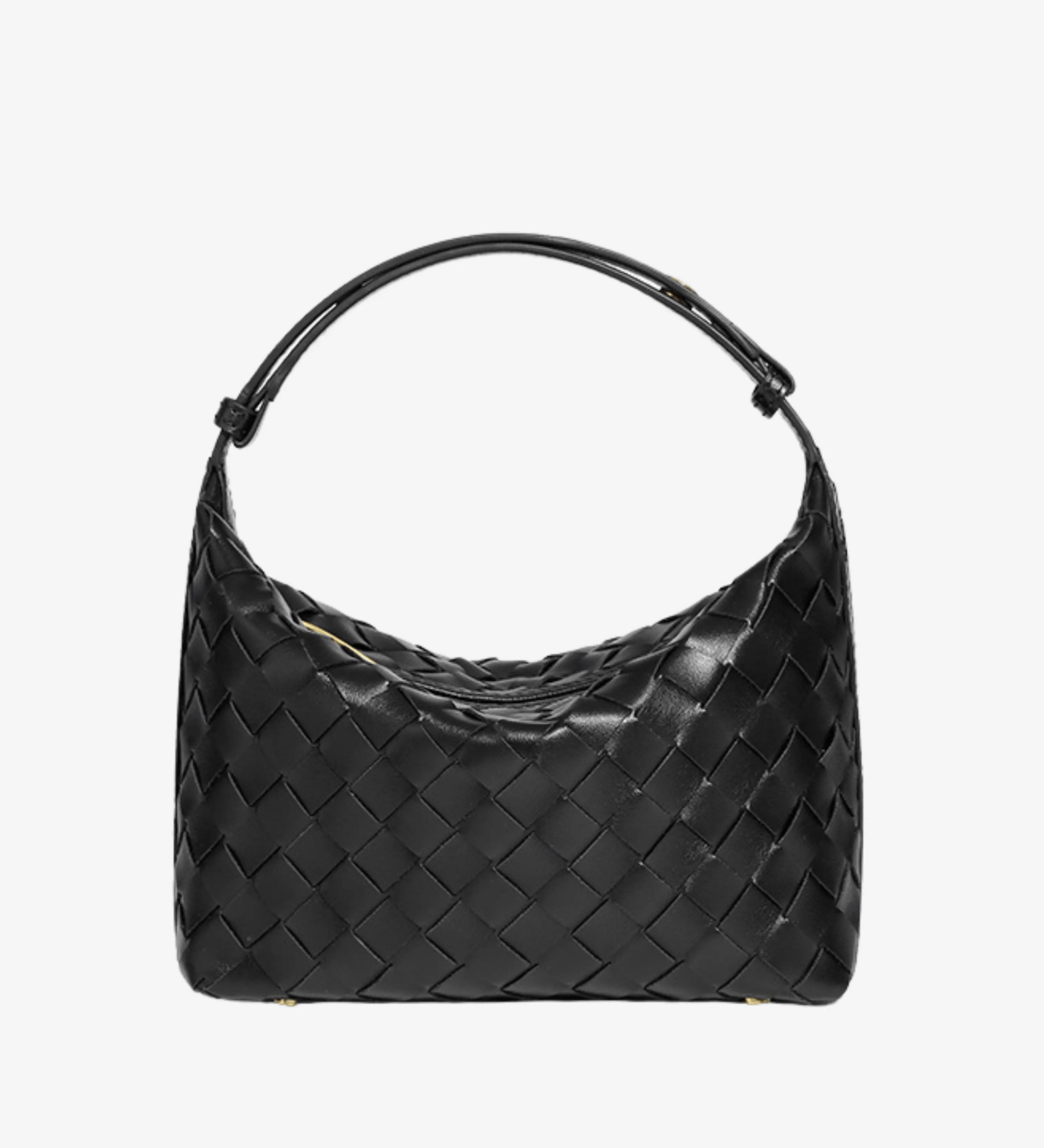 Isabella | Luxe Burgundy Woven Leather Tote – Chic & Statement - Making - in Black | Arvea Bags