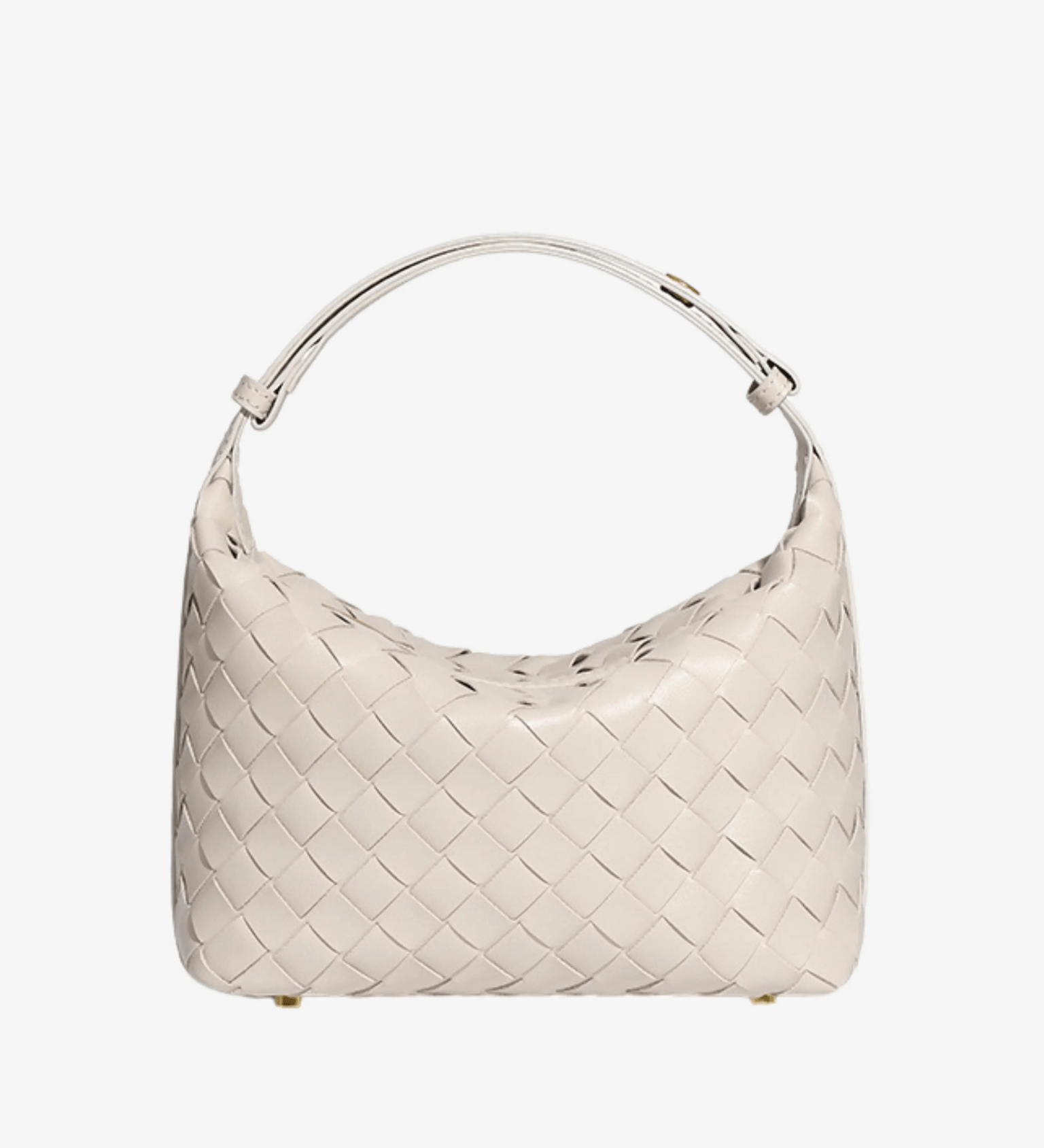 Isabella | Luxe Burgundy Woven Leather Tote – Chic & Statement - Making - in Off - White | Arvea Bags