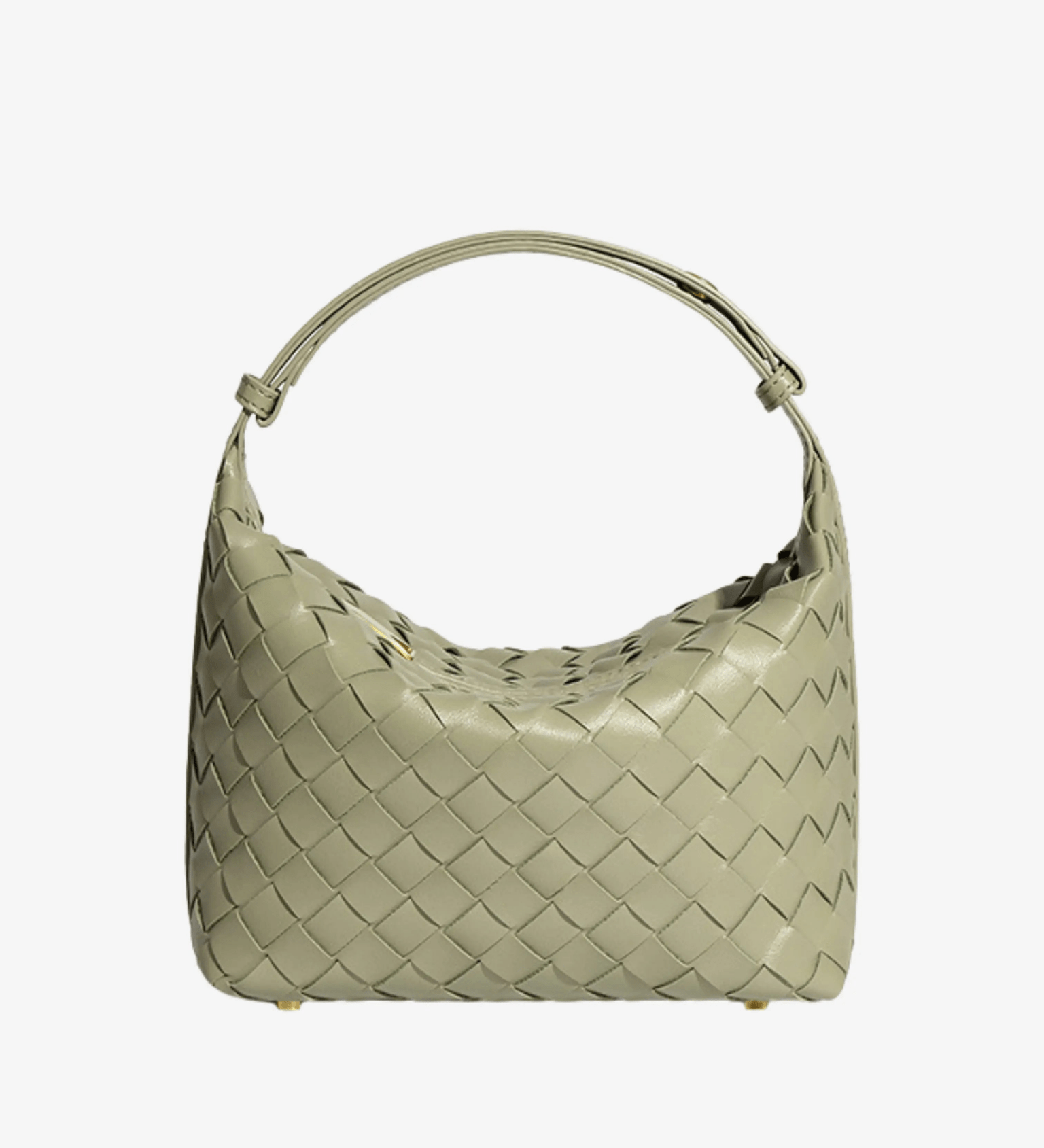 Isabella | Luxe Burgundy Woven Leather Tote – Chic & Statement - Making - in Olive | Arvea Bags