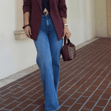 Isabella | Luxe Burgundy Woven Leather Tote – Chic & Statement - Making - in Wine Red | Arvea Bags