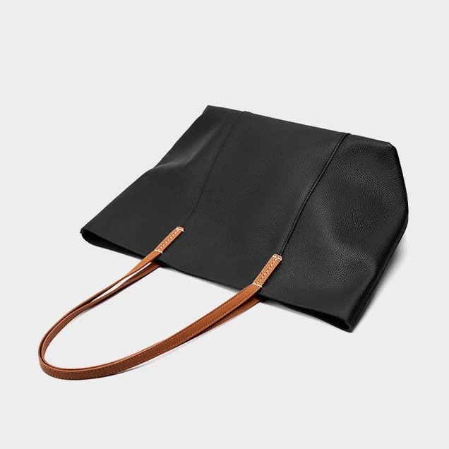 Isabella | Premium Leather Tote Bag – Chic & Spacious - in Brown | Arvea Bags