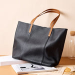 Isabella | Premium Leather Tote Bag – Chic & Spacious - in Brown | Arvea Bags