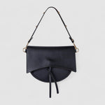 Isla | Contemporary Black Leather Crossbody – Sleek & Stylish - in Black | Arvea Bags