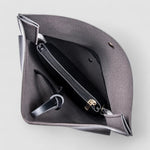 Isla | Contemporary Black Leather Crossbody – Sleek & Stylish - in Black | Arvea Bags