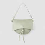 Isla | Contemporary Black Leather Crossbody – Sleek & Stylish - in Green | Arvea Bags