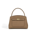 Isla | Soft Pebbled Leather Handbag - in Brown | Arvea Bags