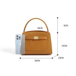 Isla | Soft Pebbled Leather Handbag - in Cream | Arvea Bags