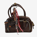 Isolara | Dachshund Leather Keychain – Cute & Stylish Charm - in Black | Arvea Bags
