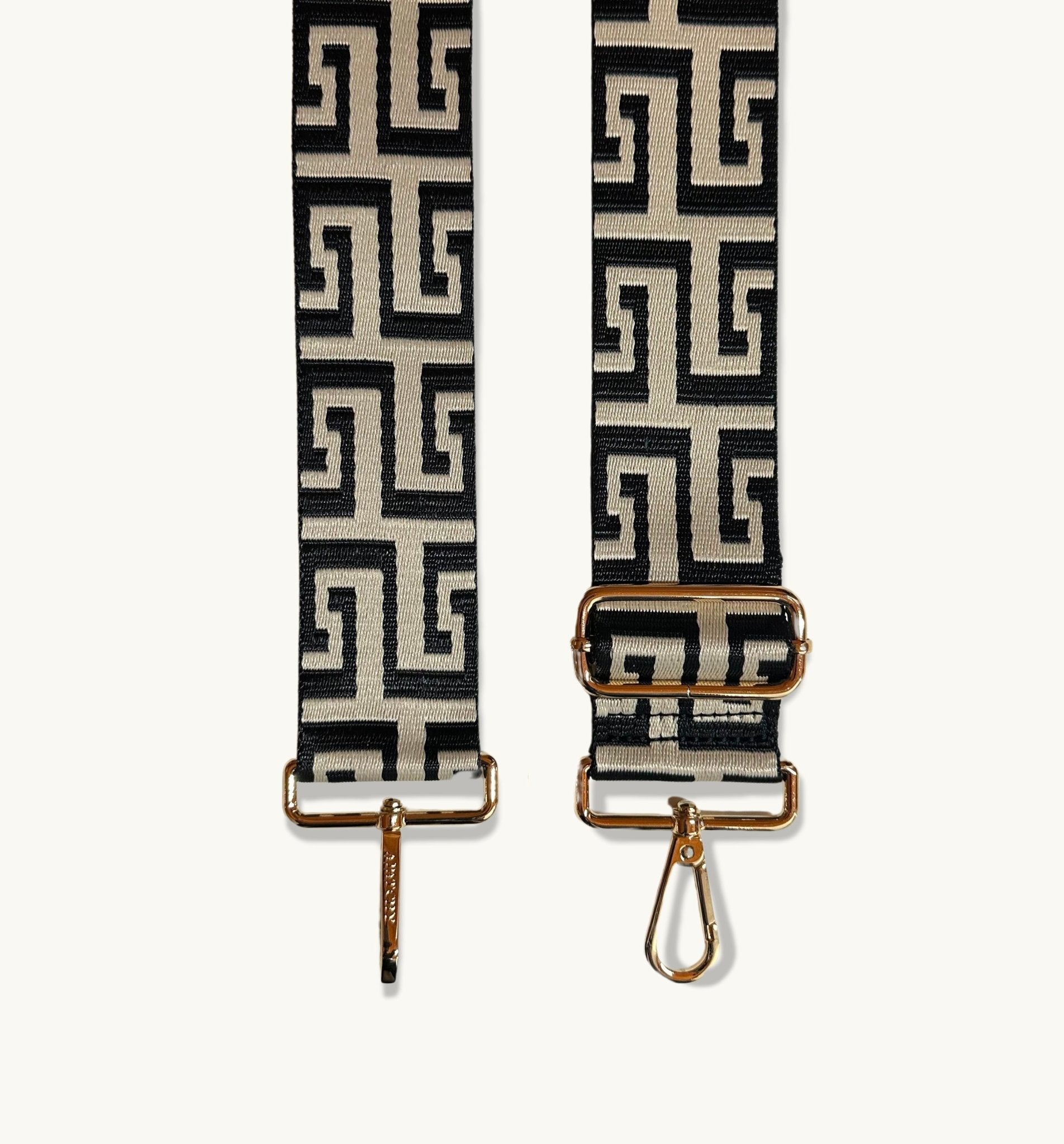 Isolde | Greek Key Woven Bag Strap – Elegant & Adjustable Design - in Multicolor | Arvea Bags