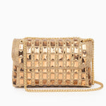 Isoldea | Crystal Luxe Evening Bag – Dazzle in Every Step - in Gold | Arvea Bags
