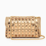 Isoldea | Crystal Luxe Evening Bag – Dazzle in Every Step - in Gold | Arvea Bags