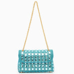 Isoldea | Crystal Luxe Evening Bag – Dazzle in Every Step - in Ocean Blue | Arvea Bags