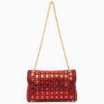 Isoldea | Crystal Luxe Evening Bag – Dazzle in Every Step - in Red | Arvea Bags