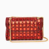 Isoldea | Crystal Luxe Evening Bag – Dazzle in Every Step - in Red | Arvea Bags