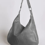 Kaia | Luxe Black Leather Hobo Bag – Timeless Elegance & Everyday Comfort - in Wine Red | Arvea Bags