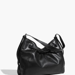 Kelly | Classic Black Leather Tote Bag – Sleek Design & Everyday Versatility - in Black | Arvea Bags