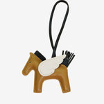 Kezara | Luxury Pegasus Bag Charm – Winged Horse Keychain - in Coffee | Arvea Bags