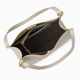 Klara | Genuine Leather Tote Bag – Minimalist Shoulder Handbag for Women - in Off - White | Arvea Bags