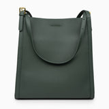 Klara | Genuine Leather Tote Bag – Minimalist Shoulder Handbag for Women - in Sage Green | Arvea Bags