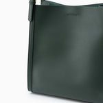 Klara | Genuine Leather Tote Bag – Minimalist Shoulder Handbag for Women - in Sage Green | Arvea Bags