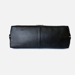 Lai | Brown Leather Zip Tote Bag – Sleek & Functional - in Black | Arvea Bags