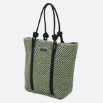 Large Woven Tote Bag with Rope Handles – Casual & Spacious Shopper - in Khaki | Arvea Bags