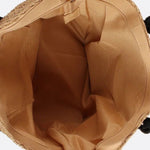 Large Woven Tote Bag with Rope Handles – Casual & Spacious Shopper - in Light Brown | Arvea Bags