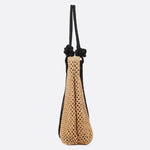 Large Woven Tote Bag with Rope Handles – Casual & Spacious Shopper - in Light Brown | Arvea Bags