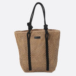 Large Woven Tote Bag with Rope Handles – Casual & Spacious Shopper - in Light Brown | Arvea Bags
