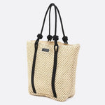 Large Woven Tote Bag with Rope Handles – Casual & Spacious Shopper - in Off - White | Arvea Bags