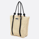 Large Woven Tote Bag with Rope Handles – Casual & Spacious Shopper - in Off - White | Arvea Bags