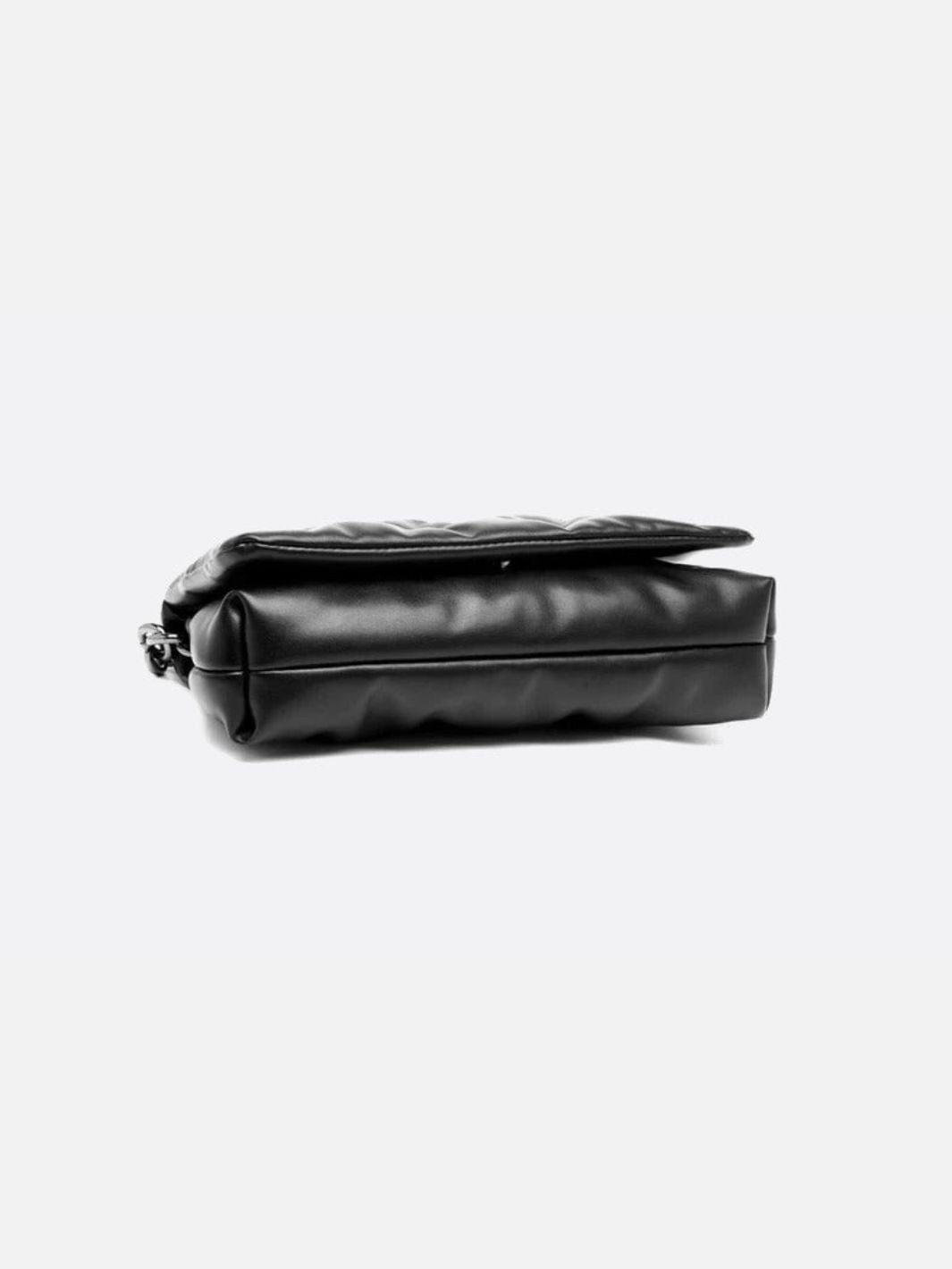 Lie Chic Black Quilted Bag with Chain Strap - in Black | Arvea Bags