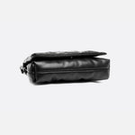 Lie Chic Black Quilted Bag with Chain Strap - in Black | Arvea Bags