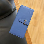 Lily | Black Pebbled Leather Wallet – Timeless Elegance & Functionality - in Black | Arvea Bags