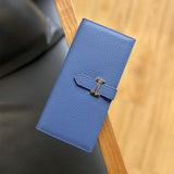 Lily | Black Pebbled Leather Wallet – Timeless Elegance & Functionality - in Black | Arvea Bags