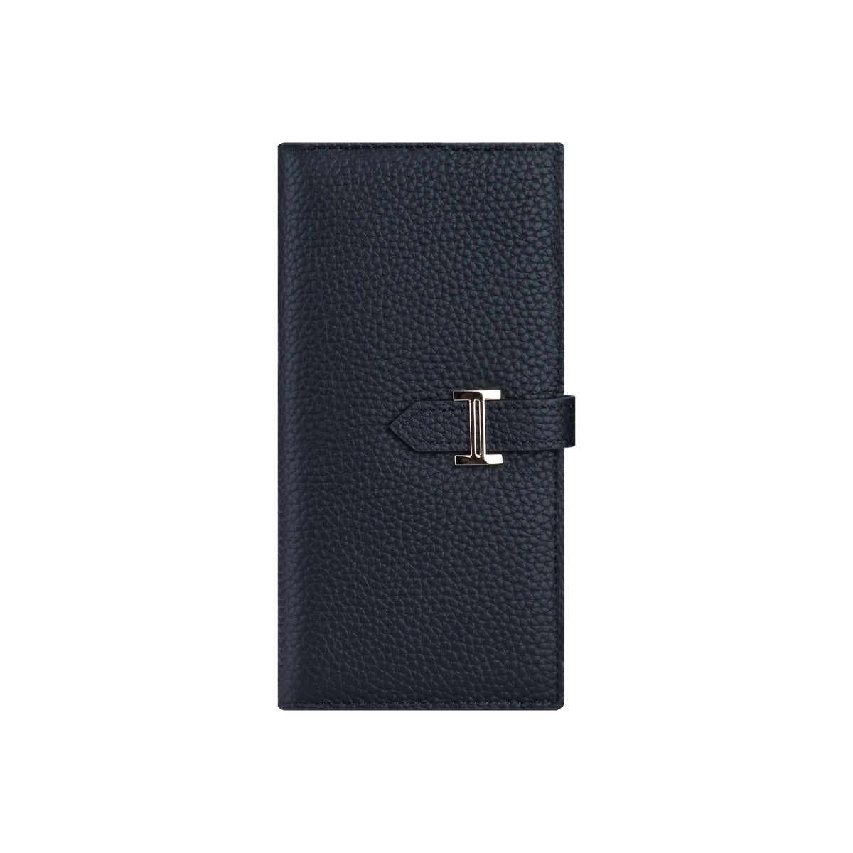 Lily | Black Pebbled Leather Wallet – Timeless Elegance & Functionality - in Black | Arvea Bags
