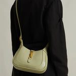 Lily | Elegant Mini Shoulder Bag with Buckle Detail – Chic & Compact - in Caramel | Arvea Bags