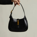 Lily | Elegant Mini Shoulder Bag with Buckle Detail – Chic & Compact - in Caramel | Arvea Bags
