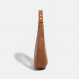 Lina | Minimalist Crescent Vegan Leather Shoulder Bag - in Tan Brown | Arvea Bags