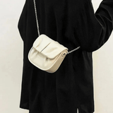 Lioren | Black Soft Pleated Chain Bag – Effortlessly Chic - in Black | Arvea Bags