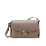 Lois Flap Shoulder Bag with Buckle - Elegant & Versatile - in Off White | Arvea Bags