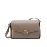 Lois Flap Shoulder Bag with Buckle - Elegant & Versatile - in Off White | Arvea Bags