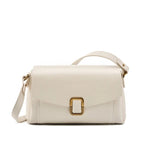 Lois Flap Shoulder Bag with Buckle - Elegant & Versatile - in Off White | Arvea Bags