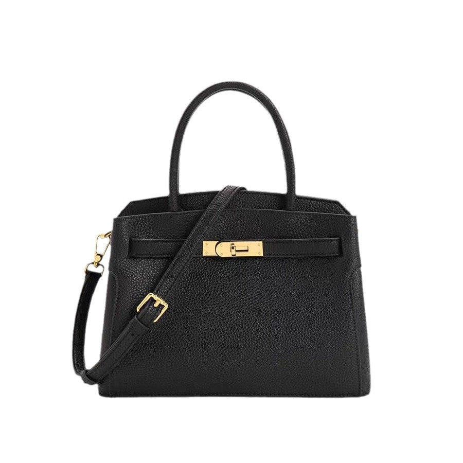 Lou Classic Leather Handbag – Timeless, Structured & Elegant - in Aqua Green | Arvea Bags