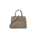 Lou Classic Leather Handbag – Timeless, Structured & Elegant - in Classic Brown | Arvea Bags