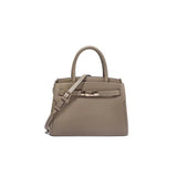 Lou Classic Leather Handbag – Timeless, Structured & Elegant - in Classic Brown | Arvea Bags